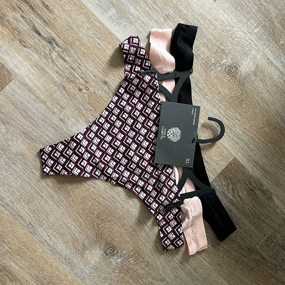 NWT - 3 packs of 3 pairs of Vince Camuto - smooth thong underwear - XL size - Picture 2 of 4